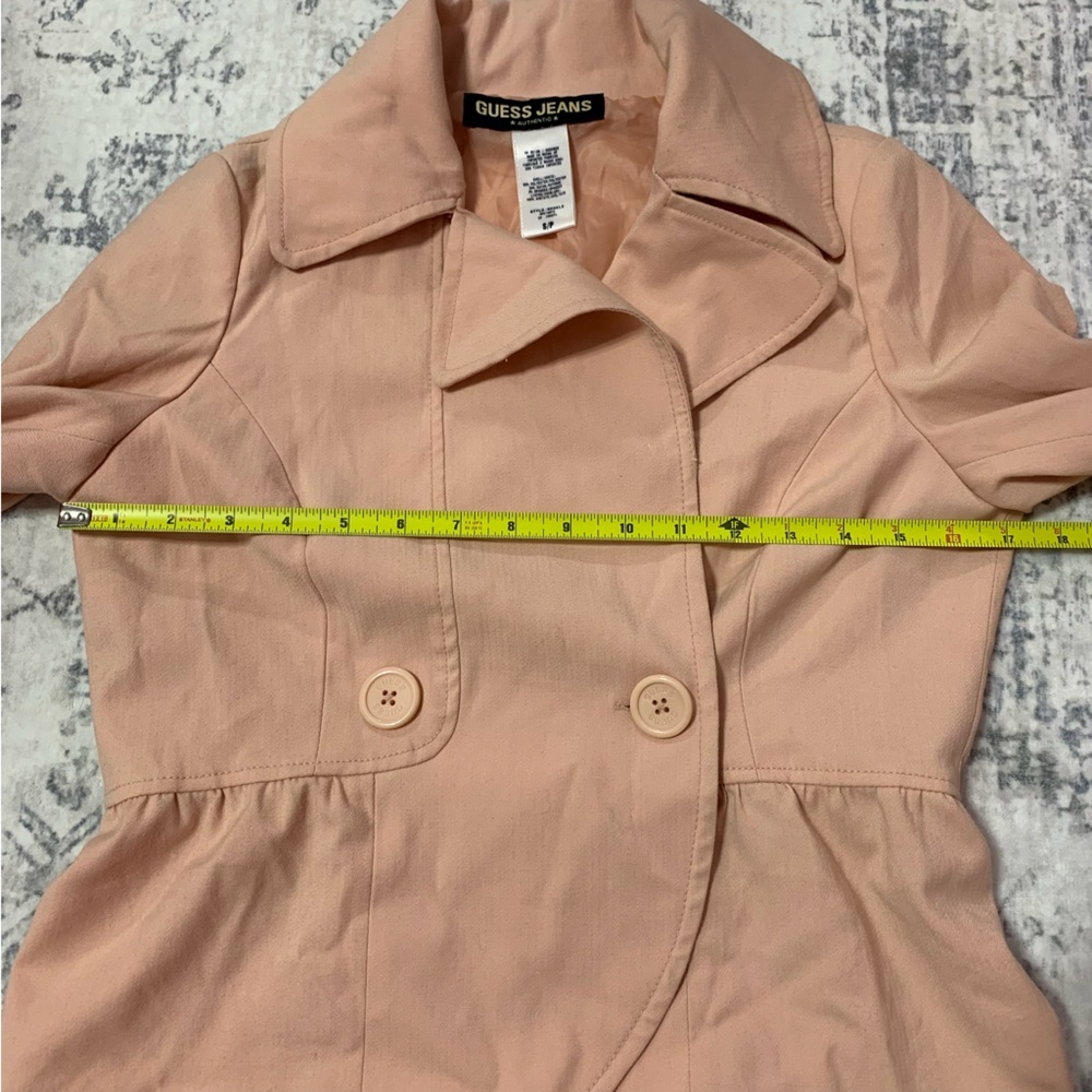 VTG Y2K Guess Blush Pink Blazer Jacket S - Picture 11 of 16